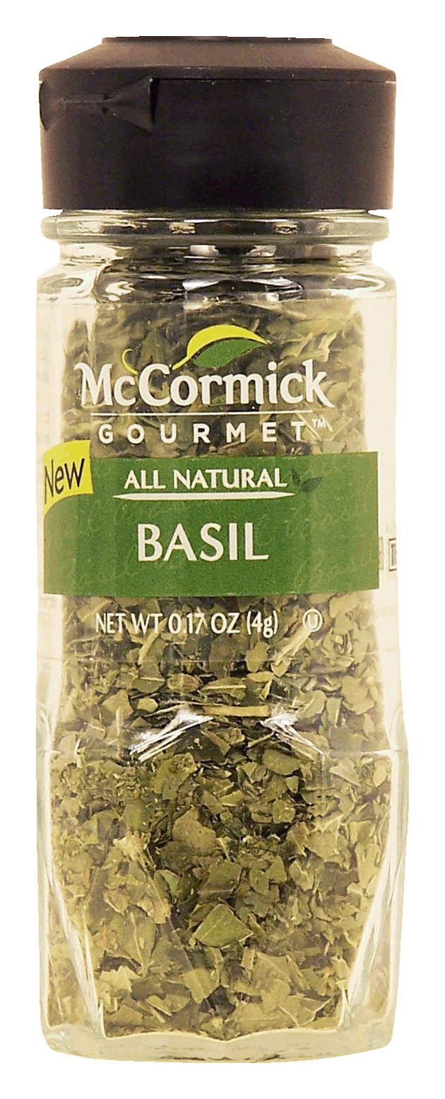 McCormick Gourmet basil, all natural Full-Size Picture